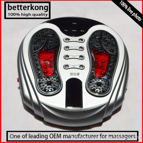 EMS electrode pulse foot massager with 56kinds of massage programs